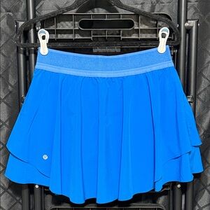 Lululemon Court Rival High Rise Skirt Vibrant Blue Women’s 10